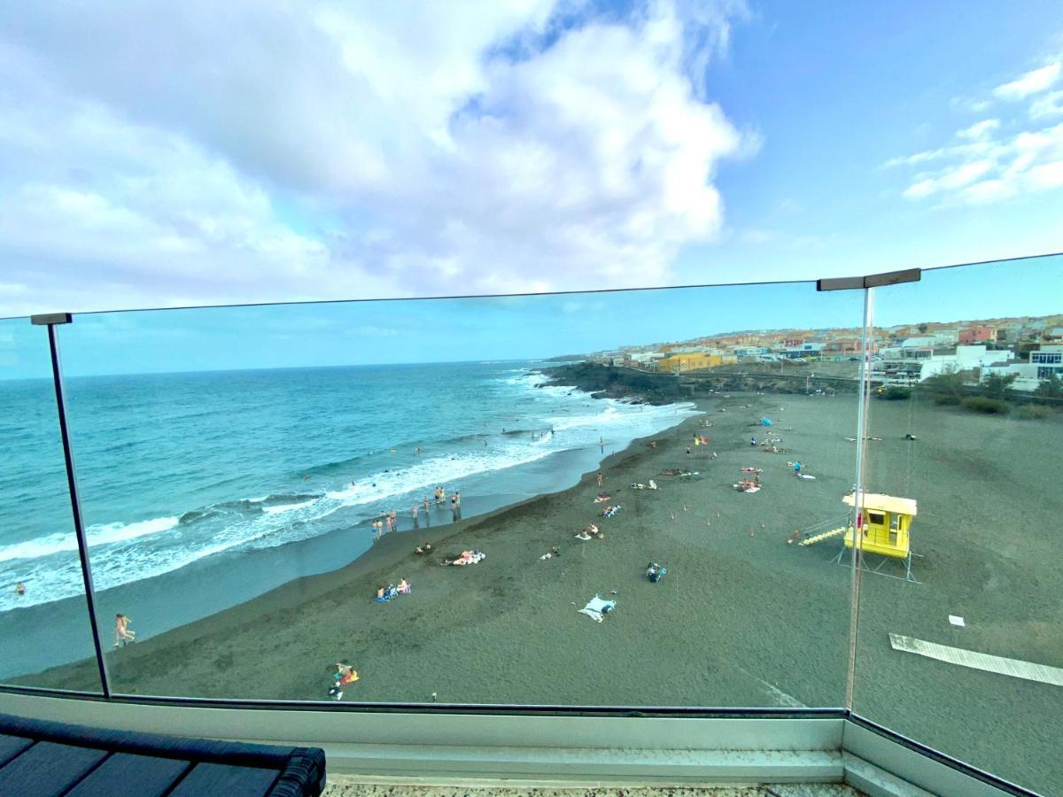 Hermoso Edificio Frente Al Mar Con Gran Terraza Y Hermosas Vistas Las Palmas de Gran Canaria Exteriör bild