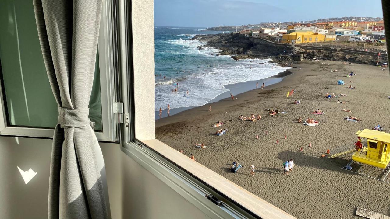 Hermoso Edificio Frente Al Mar Con Gran Terraza Y Hermosas Vistas Las Palmas de Gran Canaria Exteriör bild
