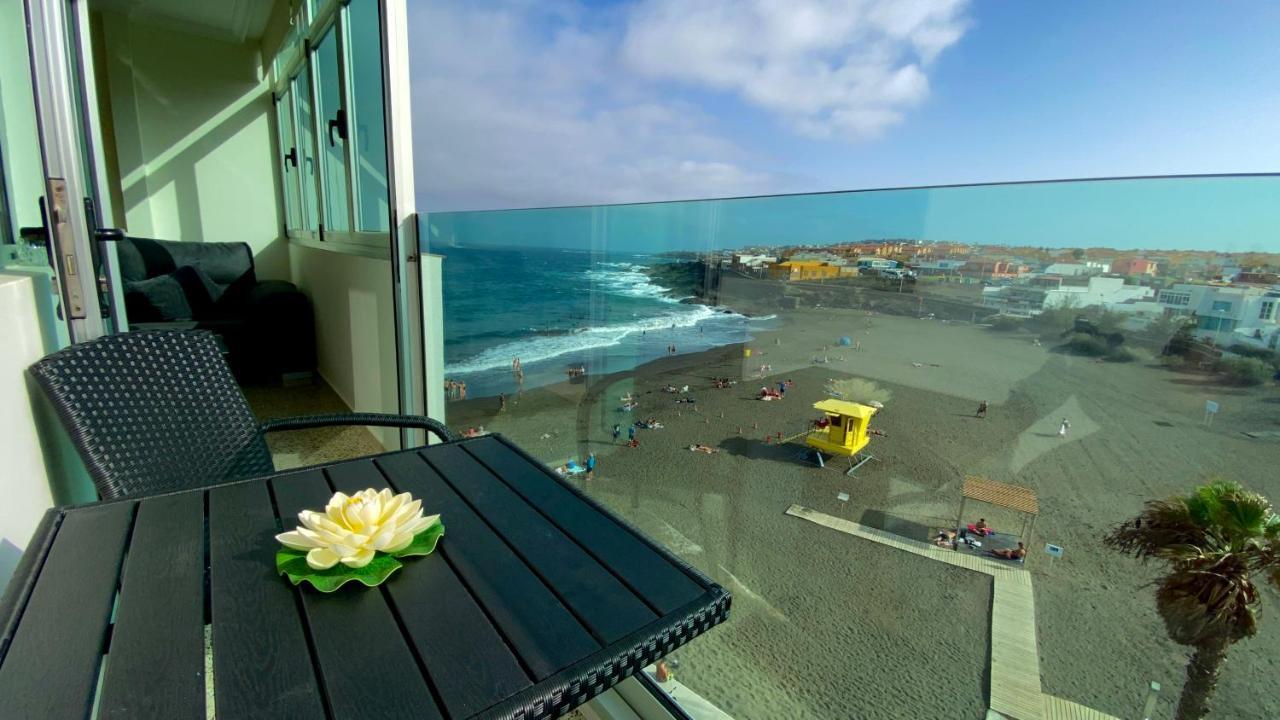 Hermoso Edificio Frente Al Mar Con Gran Terraza Y Hermosas Vistas Las Palmas de Gran Canaria Exteriör bild